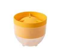 Yunmeryker Soft Drinks Round Ice Maker for Your Home Bar, Food Grade Ball Maker for Chilled Beverages, Easy to Demold Round Shape, Slow Melting Ice Ball, Yellow, Yellow