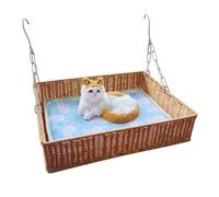 Yunmeryker Suction Cup Window Hammock + Warm Mat, Wicker Hook Hammock + Cooling Mat and Wicker Hook Hammock + Warm Mat Metal Frame Square Hanging Cat Bed, Hook Type Hammock with double-sided Mat