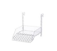Yunmeryker Supports up to 2kg Turtle Basking Perch, Adjustable Acrylic Turtle Tank Basking Dock with Climbing Piece for Deep Aquarium and Reptiles, Large (16cm x 12cm x 7cm)