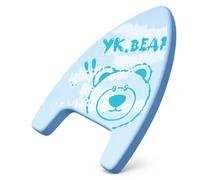 Yunmeryker Swimming Kickboard and Swim Board for Children Learning, Pool Exercise Equipment for Beginner Training, Blue Waves, Medium Back Float (Recommended for users 25-45 kg)