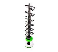 Yunmeryker Table Tennis with Pong Ball Launcher, Table Tennis Training Machine, Ball Throwing Device, Spiral Bracket And Portable Construction Made of Du, 12 Fairways