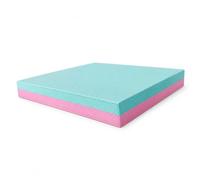 Yunmeryker TPE Balance Pad, Extra Wide Thickened Non-Slip Gym Mat for Stability, Portable Wobble Cushion for Rehabilitation, Cyan rose, rose, 40 * 33 * 5cm