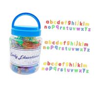 Yunmeryker Transparent Letters And Numbers Learning Toy Learning Practice Counting Spelling Mini Jar Set Sensory Toy for Kids Girls, Lower case letters