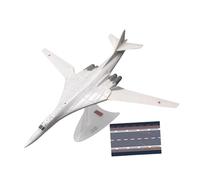 Yunmeryker Tupolev TU-160 Miniature Aircraft Diecast Alloy Airplane Model Long Range Plane Ornament Collectibles with Display Stand Suitable for Home, Soviet