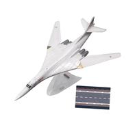 Yunmeryker Tupolev TU-160 Miniature Aircraft Diecast Alloy Airplane Model Long Range Plane Ornament Collectibles with Display Stand Suitable for Home, Russia