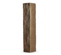 Yunmeryker Wood Grain Foam Faux Beam, PU Material - Nail Fixing - ation - Rustic Charm - Architectural Interest - Matte, Sugar Brown, Pear Wood A Texture
