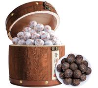 Yunnan Yiwu Ancient Tree Old Tea, Aged Fermented Ripe Pu'er Longzhu Tea 500g Strong Flavored 17.64oz
