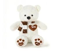 YunNasi Giant Teddy Bear 80cm XL large stuffed animal,White