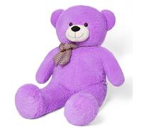 YunNasi Giant Teddy Bear Soft Toys, 120cm, Purple
