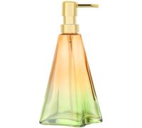 YunNasi Glass Soap Dispenser with Pump Refillable Liquid Hand Soap Dish Soap Dispensers for Bathroom Counter, Kitchen Sink (OrangeGreen)