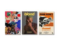Yunneat 3 PCS Frank Poster Ocean Music Album Cover Vintage Collage Poster Wall Art Canvas Posters Room Decorative Aesthetic Poster Print Decor Posters 08x12inch(20x30cm)-3pcs Style
