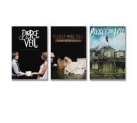 Yunneat 3 PCS Pierce Poster The Veil Music Album Cover Rock Band Vintage Wall Art Canvas Posters Room Decorative Aesthetic Print Decor 08x12inch(20x30cm)-3pcs Style