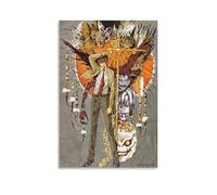 Yunneat Death Poster Note Anime Retro Vintage Manga Comics Cover Posters for Room Aesthetic Canvas Wall Art Bedroom Decor12x18inch(30x45cm)