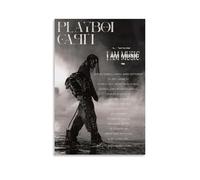 Yunneat Playboi Poster Carti Rapper Music Album Live Vintage Cover Posters for Room Aesthetic Canvas Wall Art Bedroom Decor12x18inch(30x45cm)