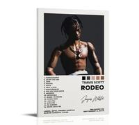 Yunneat Travis Poster Scott Music Album Rodeo Poster Decorative Painting Canvas Wall Posters And Art Picture Print Modern Family Bedroom Decor Posters 12x18inch(30x45cm)