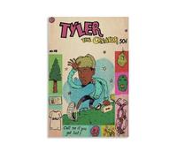 Yunneat Tyler Poster The Creator Rapper Music Album Comic Vintage Poster Decorative Painting Canvas Wall Posters And Art Picture Print Modern Family Bedroom Decor Posters 20x30inch(50x75cm)