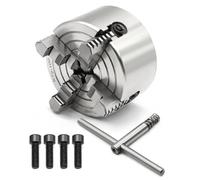 Yunnergo K72-100 Lathe Independent Chuck 4 Inch Manual Chuck 4 Jaw 3500 r/min