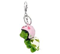YUNNESS Wearing Helmet Turtle Keychain Cute Plush Keychain Pendant Bag Jewelry Accessories for Car Decorations Party Gift