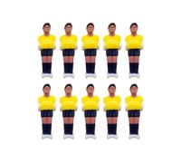YUNNIAN 10Pcs Foosball Replacement Players Small Foosball Table Soccer Figures Foosball Players Toy Football Table Accessories Foosball Players Toy