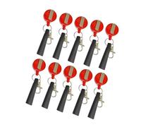 YUNNIAN 10Pcs Retractable Pull Pen Holder for Lanyard Retractable Pen Holder with Belt Clip for Carpenters