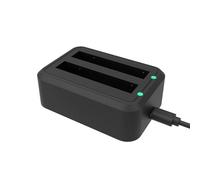 YUNNIAN 2 In 1 Battery Charging Base 5V Power Adapter Dock for Action Camera Efficient Charging with USB Type C Connection