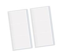 YUNNIAN 2pcs Insert Page Album Small File Organiser Bag with 80/84/160 Slots Large Capacity for Easy Classification Easy