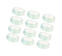 YUNNIAN 6/8/10/12 Rolls Clear Adhesive Tape Clear Wrapping Tape for Office School and Home 8mmx28m 12mmx28m 18mmx28m OR