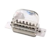 YUNNIAN 6 Hole Paper Puncher Six Hole Punching Machine Portable Clear Manual Puncher Office School Supplies