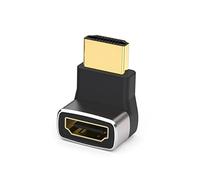 YUNNIAN 8Ks 90° 270° HDMIcompatible Male To Female Adapter Coupler 2.1 Right Angled L-Shape Extender 8Ks@60Hz/4K@120Hz