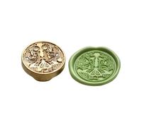 YUNNIAN Antique Seal Stamp Flower Embossed Wax Seal Stamp Metal Seal Stamp Head for Seal Letter Envelope Card Wedding