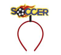 YUNNIAN Basketball Felt Headband Football Soccer Letter Hairband Boy Kids Happy Birthday Party Decoration Sports Headband