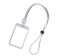 YUNNIAN Card Holder and Lanyard Set Identity Card Badge Holder Card Case with Retractable for Office School