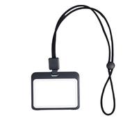 YUNNIAN Card Holder and Lanyard Set Identity Card Badge Holder Card Case with Retractable for Office School