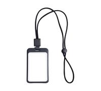 YUNNIAN Card Holder and Lanyard Set Identity Card Badge Holder Card Case with Retractable for Office School