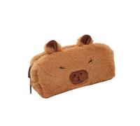 YUNNIAN Cartoon Furry Pencil Case Pen Pouches High Capacity Pencil Bag Travel Makeup Bag for Women Girl Student