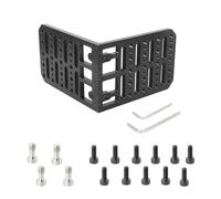 YUNNIAN Cheese Plate L Type Extension Mounting Platform with 1/4Inch 3/8Inch Thread Holes for Camcorder Camera