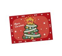 YUNNIAN Christmas Entryway Foot Mat Low Maintenance Absorbent for Shower Home Shower Floor Mat