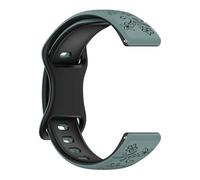 YUNNIAN Double Color Silicone Straps Washable Bracelets Waterproof Belt for Watch 7 Fitness Devices Band Easy Releases