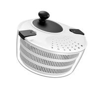 YUNNIAN Ergonomic Hand Handle Food Spinner with 2 Blankets Complimentary ABS Kitchen Tool for Produce Almonds Green Herbage Eating Manual Vegetable Dryer