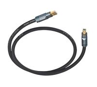YUNNIAN High End USB A to USB B Cable 6N Single Crystal Coppered Cored Advanced Shielding Technology Clear
