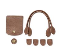 YUNNIAN Patchwork Crochet Accessories for Bags Comprising Practical Microfiber PU Leather and Convenient Magnetic Fastener Handmade Crochet