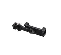 YUNNIAN Universals Aluminum Phone Mount with Silicone Pad 360 Rotation Adjustable Angled Two Cold Shoe Port for Camera