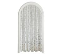 YUNNIAN Victorian Florals Lace Curtains Drape Curtain Shade for Living Room and Bedroom Light Filtering Sheer Panels