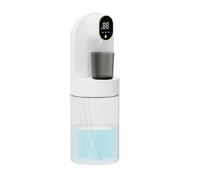 YUNNIAN Wall Mounted Mouthwash Dispenser 1200ml Refillable Waterproof for Bathroom with 2 Cup for All