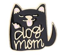 YUnnuopromi Fashion English Letter Dog Mom Cat Women Ladies Badge Brooch Pin Clothes Decor Jewelry Gift 1#