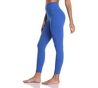 YUNOGA Women's Ultra Soft High Waisted Seamless Leggings Tummy Control Yoga Pants, Royal Blue, M