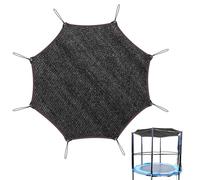 Yunova Trampoline Sun Shade Diameter 305 cm (10 ft) UV-Resistant Polypropylene Cover Weatherproof Sun Canopy for Round Trampolines - Protection Against Sun, Leaves & Dirt, Easy to Assemble