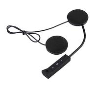 Yunpixx Motorcycle Helmet Bluetooth Headset - Ultra-Thin Wireless Helmet Speakers, BT 5.0 Hands-Free Communication System, Noise Cancelling Motorbike Headphones for Music & Calls, Waterproof (1 Pair)