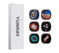 YUNRAY Realistic Discs, 6 Piece Ultra Clear 5K Projection Slides for Home Planetarium, Ultra HD Slides for Galaxy Projector Pro, Projector Not Included (Nebula 4)