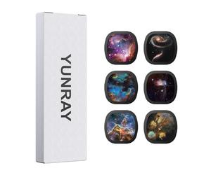 YUNRAY Realistic Discs, 6 Piece Ultra Clear 5K Projection Slides for Home Planetarium, Ultra HD Slides for Galaxy Projector Pro, Projector Not Included (Nebula 3)